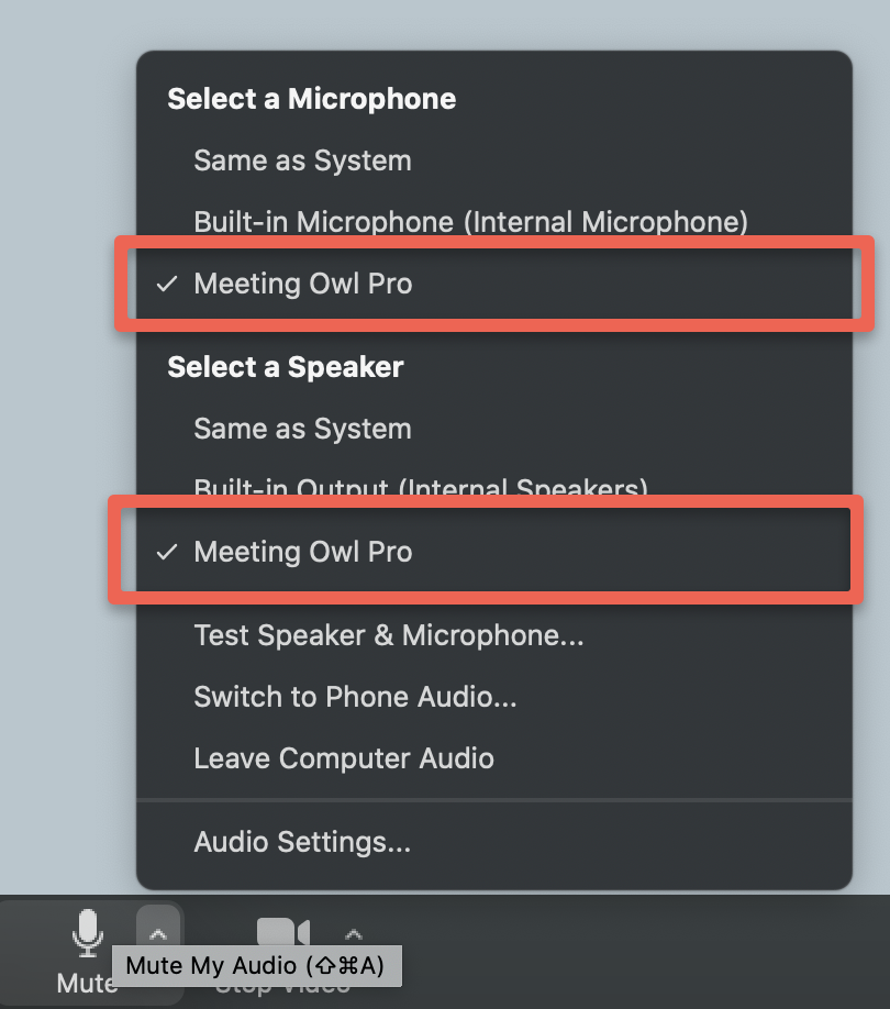 Meeting Owls How to start a meeting in Zoom on your Owl Derry